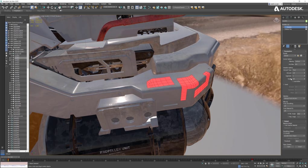 Autodesk 3ds Max 3ds Max 2020 Chamfer Final (2) 
